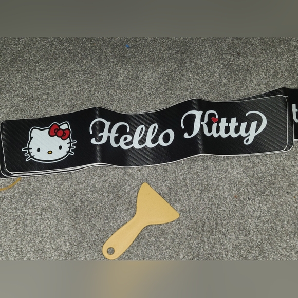 🩷3/$15🩷Carbon Fiber Hello Kitty Car Decals - Picture 4 of 4